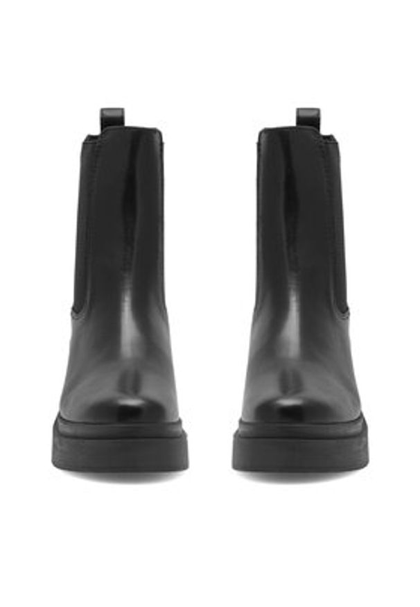 Badura Botki HONDA-01-1 Czarny. Kolor: czarny. Materiał: skóra