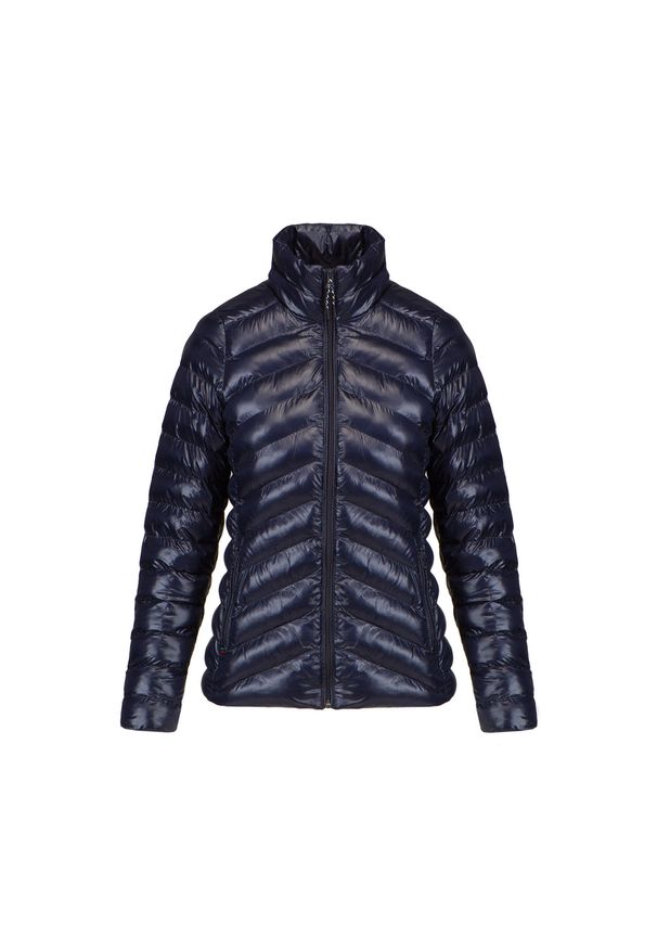 Dolomite - Kurtka DOLOMITE GARDENA DARK BLUE. Kolor: niebieski. Materiał: puch. Sport: turystyka piesza