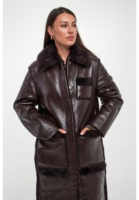 Płaszcz damski skórzany DIEGO M. Materiał: skóra #6