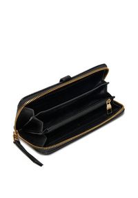 Versace Jeans Couture Duży Portfel Damski 75VA5PF1 Czarny. Kolor: czarny. Materiał: skóra #3