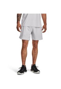 Szorty Under Armour Peak Woven. Kolor: szary, czarny, wielokolorowy. Sport: fitness #1