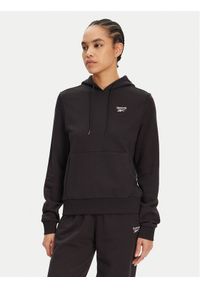 Reebok Bluza 100071947 139-18-00 Czarny Regular Fit. Kolor: czarny. Materiał: bawełna