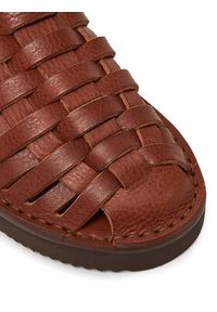 Fracap Sandały D025 Brązowy. Kolor: brązowy. Materiał: skóra #6