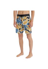 Szorty Męskie O'Neill Og Print 18" Cruzer. Okazja: na plażę. Kolor: niebieski, wielokolorowy, żółty. Materiał: materiał. Wzór: nadruk. Styl: sportowy