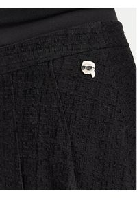 Karl Lagerfeld - KARL LAGERFELD Spódnica mini B3W12021 Czarny A-Line Fit. Kolor: czarny. Materiał: syntetyk #3