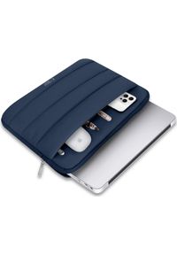 TECH-PROTECT - Etui Tech-Protect Fluffy Laptop 15-16 granatowy. Kolor: niebieski. Materiał: materiał. Styl: elegancki, casual #8