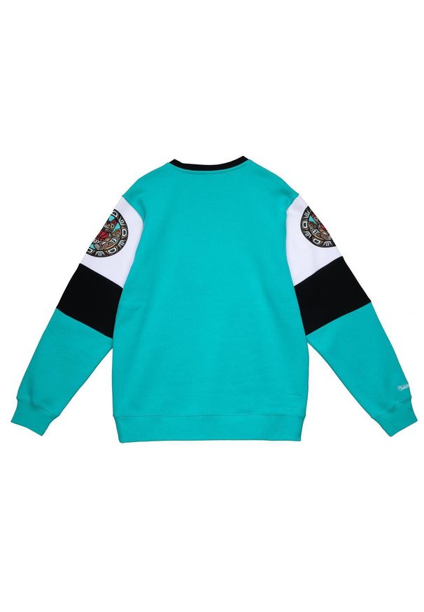 Mitchell & Ness - Bluza okrągły dekolt Memphis Grizzlies. Kolor: niebieski. Sport: koszykówka
