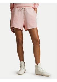 Polo Ralph Lauren Szorty sportowe 211965103006 Różowy Straight Fit. Kolor: różowy. Materiał: bawełna