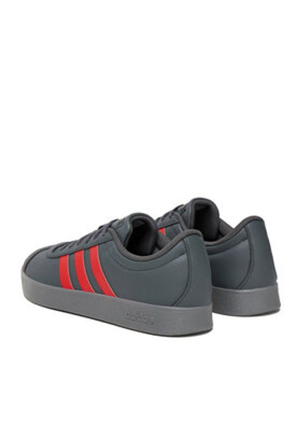 Adidas - adidas Sneakersy VL COURT BASE JR2211 Szary. Kolor: szary. Materiał: skóra
