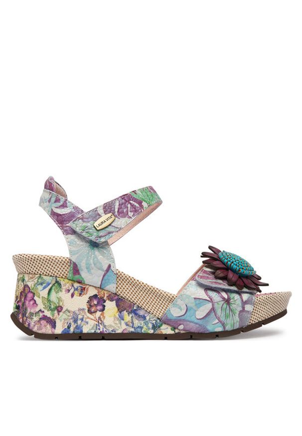 Laura Vita Sandały Barry 36 Fioletowy. Kolor: fioletowy. Materiał: skóra