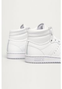 adidas Originals - Buty dziecięce Top Ten. Nosek buta: okrągły. Zapięcie: sznurówki. Kolor: biały. Materiał: syntetyk, materiał, skóra ekologiczna, guma. Szerokość cholewki: normalna #3