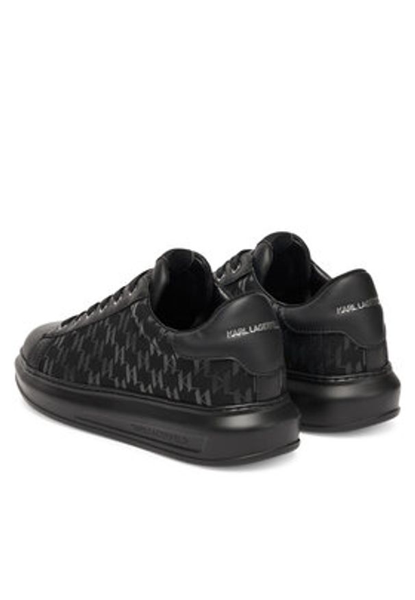 Karl Lagerfeld - KARL LAGERFELD Sneakersy KL52543 Czarny. Kolor: czarny. Materiał: skóra