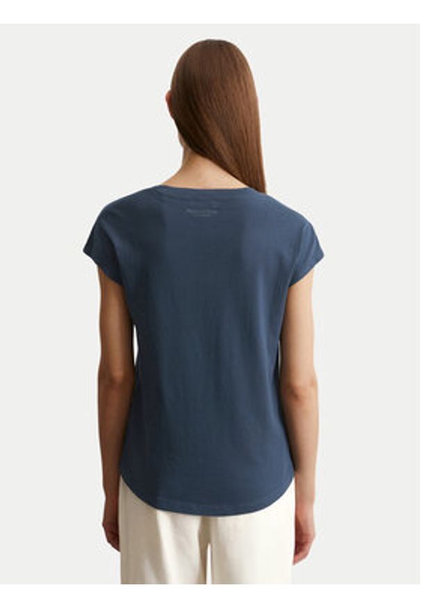 Marc O'Polo T-Shirt 516 2100 50073 Granatowy Regular Fit. Typ kołnierza: polo. Kolor: niebieski. Materiał: bawełna