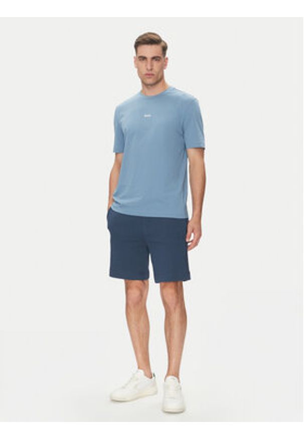 BOSS Szorty sportowe Sewalk 50511726 Niebieski Regular Fit. Kolor: niebieski. Materiał: bawełna. Styl: sportowy