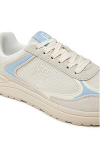 TOMMY HILFIGER - Tommy Hilfiger Sneakersy Casual Fashion Runner Mix FW0FW08324 Kolorowy. Okazja: na co dzień. Materiał: materiał. Wzór: kolorowy #4