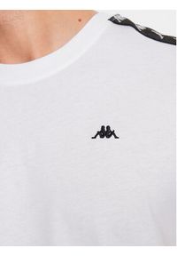 Kappa T-Shirt 312006 Biały Regular Fit. Kolor: biały. Materiał: bawełna #5