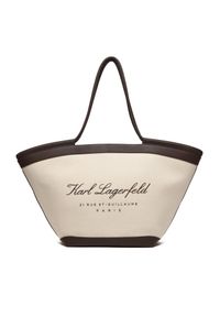 Karl Lagerfeld - Torebka KARL LAGERFELD. Kolor: beżowy #1