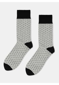 Pako Lorente - PAKO LORENTE - Zestaw skarpet męskich szaro-czarny. Kolor: szary, czarny, wielokolorowy. Materiał: poliester, elastan, bawełna #7