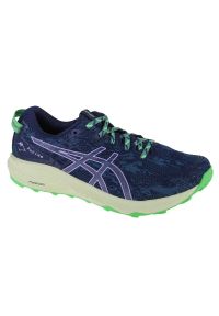 Buty Asics Fuji Lite 3 W 1012B294-400 niebieskie. Kolor: niebieski. Materiał: syntetyk, materiał. Szerokość cholewki: normalna #1