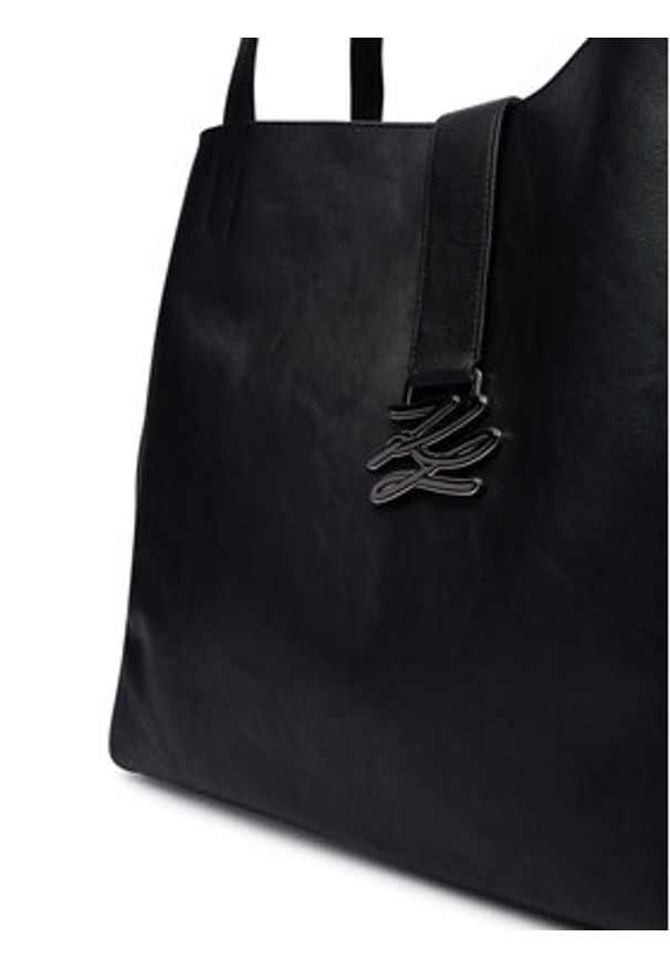 Karl Lagerfeld - KARL LAGERFELD Torebka B2W30258 Czarny. Kolor: czarny. Materiał: skórzane