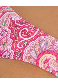 Melissa Odabash - MELISSA ODABASH - Różowy dół od bikini Paisley Blush. Stan: obniżony. Kolor: różowy, wielokolorowy, fioletowy. Materiał: materiał. Wzór: paisley #2