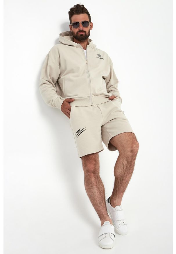 Plein Sport - Bluza męska z kapturem PLEIN SPORT. Typ kołnierza: kaptur. Styl: sportowy