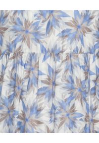 HEMISPHERE - Sukiena w niebieskie kwiaty. Kolor: niebieski. Materiał: bawełna, jedwab, materiał. Wzór: kwiaty. Sezon: lato, wiosna. Długość: mini #2