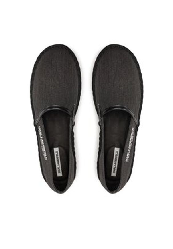Karl Lagerfeld - KARL LAGERFELD Espadryle KL70119 Czarny. Kolor: czarny. Materiał: materiał