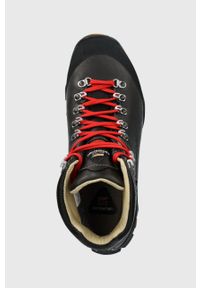 Zamberlan buty Vioz Lux GTX męskie kolor czarny ocieplone. Kolor: czarny. Materiał: materiał, skóra, guma. Szerokość cholewki: normalna. Technologia: Gore-Tex #4