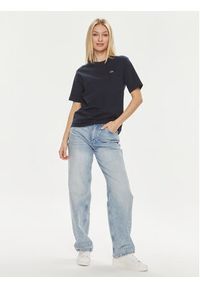Lacoste T-Shirt TF7215 Granatowy Loose Fit. Kolor: niebieski. Materiał: bawełna #5