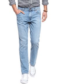 Wrangler - WRANGLER SPODNIE MĘSKIE TEXAS SLIM BLUEGENICS W12SP1136 112126512 #8