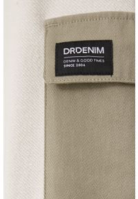 Dr. Denim bluza bawełniana męska kolor beżowy gładka. Kolor: beżowy. Materiał: bawełna, denim. Długość: krótkie. Wzór: gładki #4