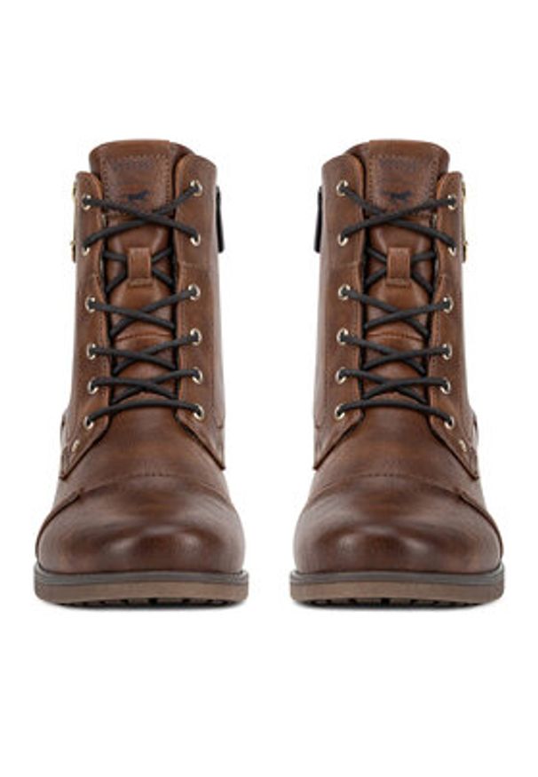 Mustang Trzewiki 1229-513 Brązowy. Kolor: brązowy. Materiał: materiał