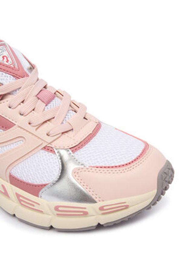 Guess Sneakersy FLFBVL ELE12 Różowy. Kolor: różowy. Materiał: materiał