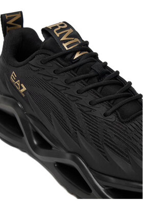 EA7 Emporio Armani Sneakersy 7X000304 AF18442 MC021 Czarny. Kolor: czarny. Materiał: materiał