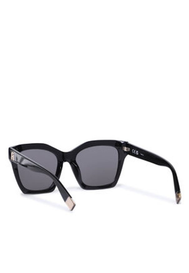Furla Okulary przeciwsłoneczne Sunglasses SFU621 WD00055-A.0116-O6000-1-060-CN-D Czarny. Kolor: czarny