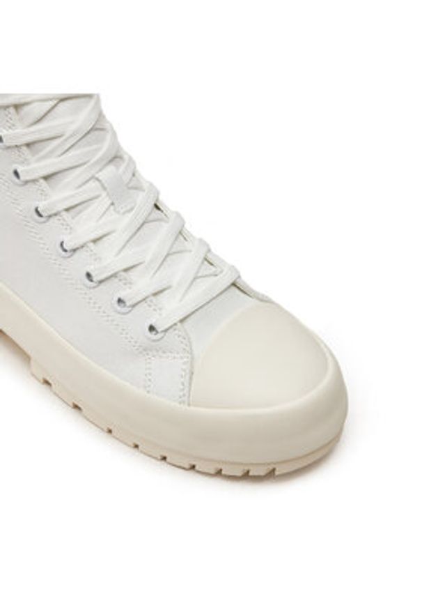 Calvin Klein Jeans Trampki YW0YW01519 Biały. Kolor: biały. Materiał: materiał