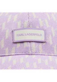 Karl Lagerfeld - KARL LAGERFELD Czapka z daszkiem 241W3409 Fioletowy. Kolor: fioletowy. Materiał: poliester, materiał #3
