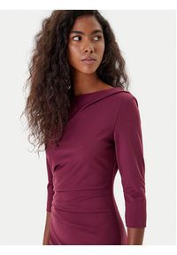 Rinascimento Sukienka koktajlowa CFC0126154003 Bordowy Slim Fit. Kolor: czerwony. Materiał: syntetyk. Styl: wizytowy #2