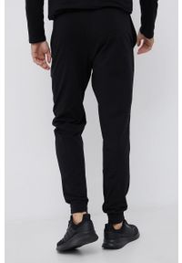 BOSS - Boss Spodnie piżamowe męskie kolor czarny z nadrukiem. Kolor: czarny. Materiał: bawełna. Wzór: nadruk #3