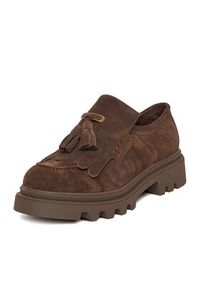 Badura Loafersy EO-ARLETTE-01 Brązowy. Kolor: brązowy. Materiał: zamsz, skóra #8