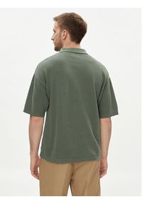 Jack & Jones - Jack&Jones Polo Linen 12252748 Zielony Regular Fit. Typ kołnierza: polo. Kolor: zielony. Materiał: bawełna