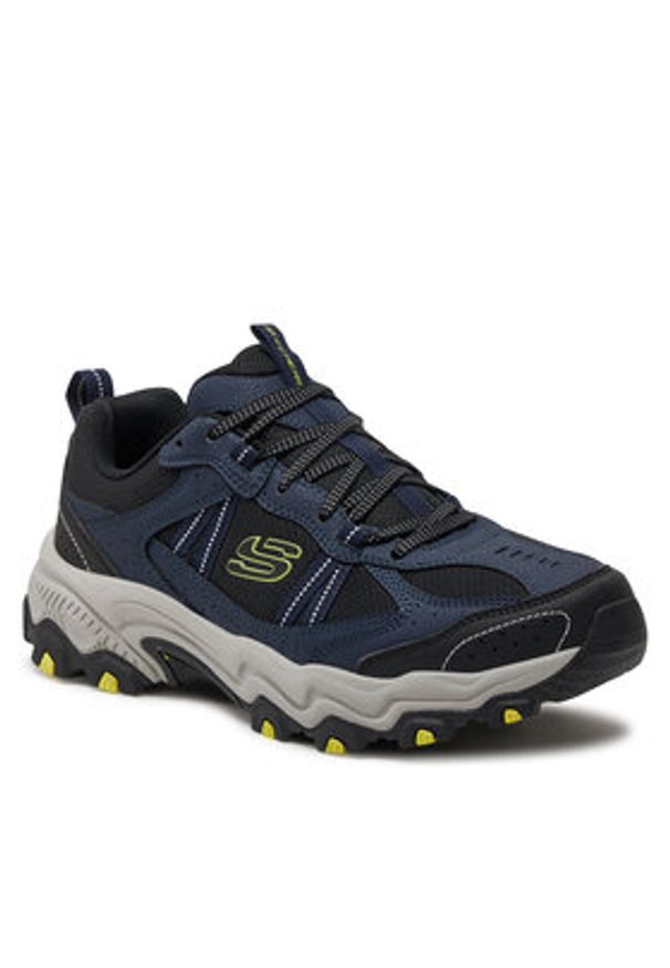 skechers - Skechers Trekkingi Stamina At-Upper Stitch 237527/NVBK Granatowy. Kolor: niebieski. Materiał: materiał, mesh. Sport: turystyka piesza