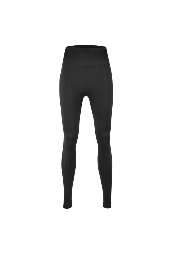 BESHAPED - Legginsy fitness damskie Beshaped Power Up! modelujące. Kolor: czarny. Materiał: nylon. Sport: fitness