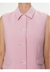 JOOP! Kamizelka garniturowa 30041084 Różowy Slim Fit. Kolor: różowy. Materiał: syntetyk #5