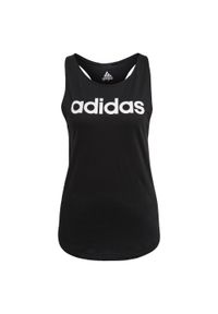 Adidas - LOUNGEWEAR Essentials Loose Logo Tank Top. Kolor: biały, czarny, wielokolorowy