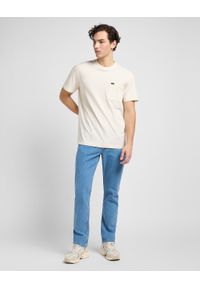 Lee - MESKIE SPODNIE LEE BROOKLYN STRAIGHT LIGHT STONE 112145194 #4