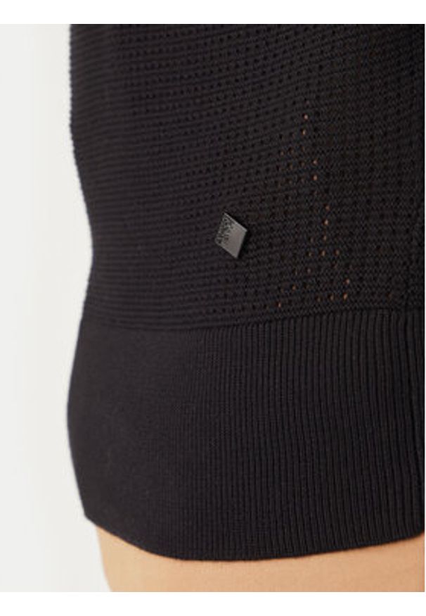 Karl Lagerfeld - KARL LAGERFELD Polo 655009 562301 Czarny Regular Fit. Typ kołnierza: polo. Kolor: czarny. Materiał: bawełna