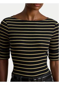 Lauren Ralph Lauren - LAUREN RALPH LAUREN Bluzka 200980044002 Czarny Slim Fit. Kolor: czarny. Materiał: bawełna #3