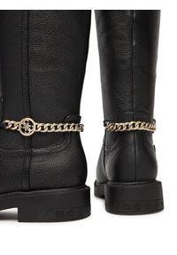 Guess Kozaki FLFYON FAL11 Czarny. Kolor: czarny. Materiał: skóra #3